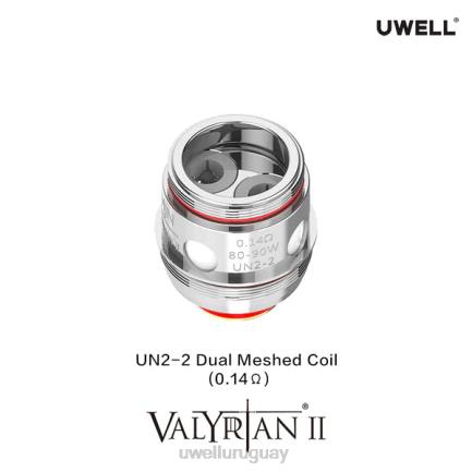 UWELL Review - UWELL VALYRIAN 2 bobinas de repuesto (paquete de 2) un2 doble malla 0.14ohm PTJR29