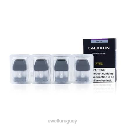 UWELL Disposable Vape - UWELL CALIBURN cartucho de cápsula de repuesto paquete de 4 PTJR35