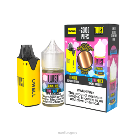 UWELL Montevideo - UWELL V6 dispositivo desechable + jugo daddy's vapor 30ml - paquete de colaboración clr: negro/flv: serenidad 50 mg PTJR222