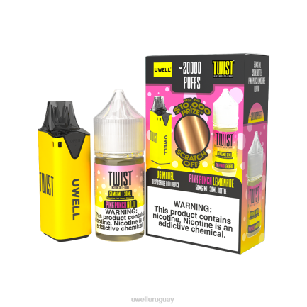 UWELL Montevideo - UWELL V6 dispositivo desechable + jugo daddy's vapor 30ml - paquete de colaboración clr: negro/flv: serenidad 50 mg PTJR222