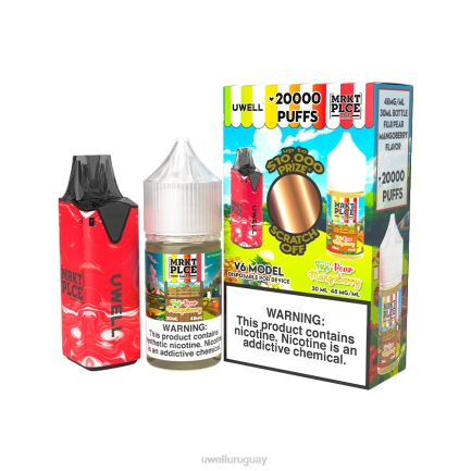 UWELL Montevideo - UWELL V6 dispositivo desechable + jugo daddy's vapor 30ml - paquete de colaboración clr: negro/flv: serenidad 50 mg PTJR222