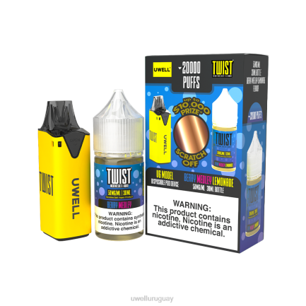 UWELL Uruguay - UWELL V6 dispositivo desechable + jugo daddy's vapor 30ml - paquete de colaboración clr: negro/flv: renacimiento helado 50 mg PTJR221